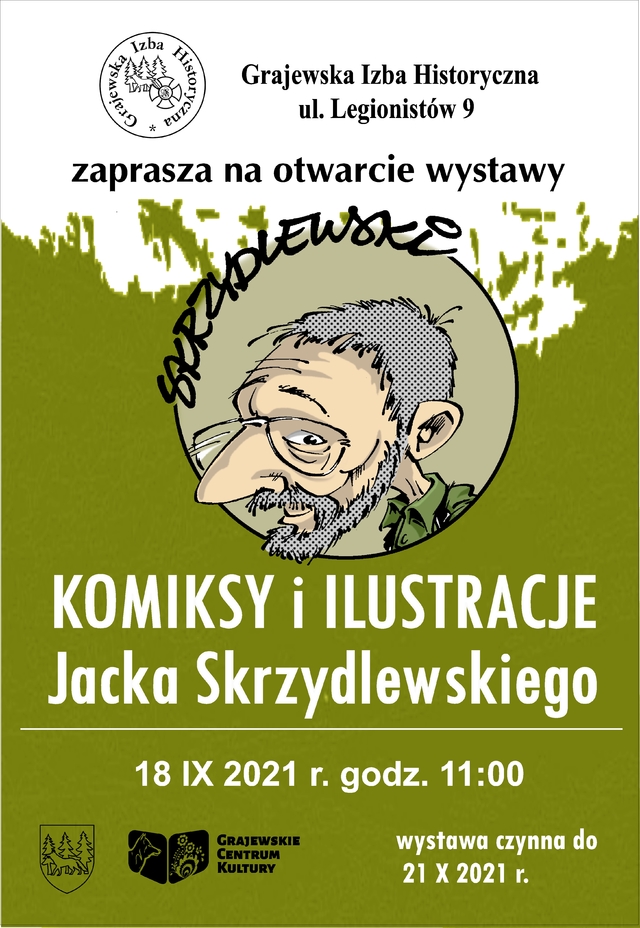 Plakat otwarcie wystawy Jacka Skrzydlewskiego.jpg